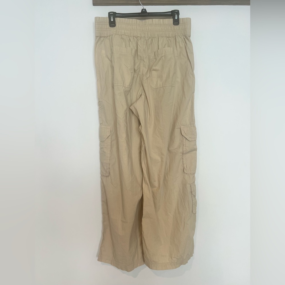 Aerie Tan Easiest Cargo Wide Leg Pants women’s large - Picture 5 of 5